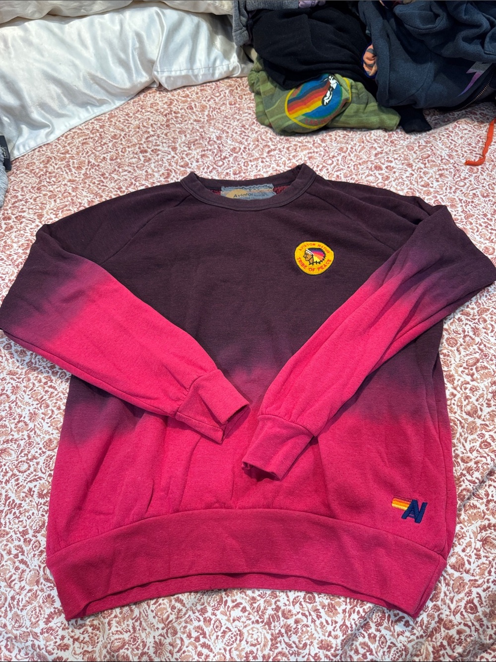 Ombré crewneck